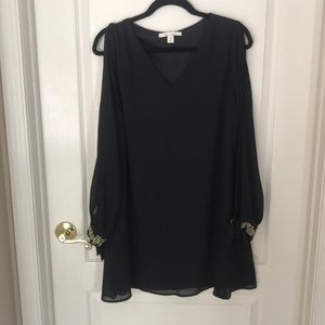 Francesca’s Long Sleeve Black Dress